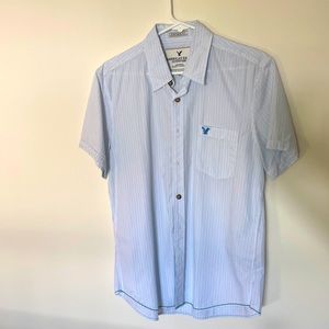 Mens Short Sleeved Button Down